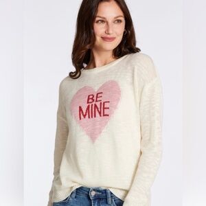 Women's Cream 'Be Mine' Sweater